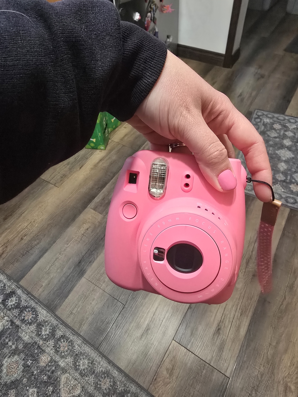 Pink Instant Film Camera - Cute Portable Shooter